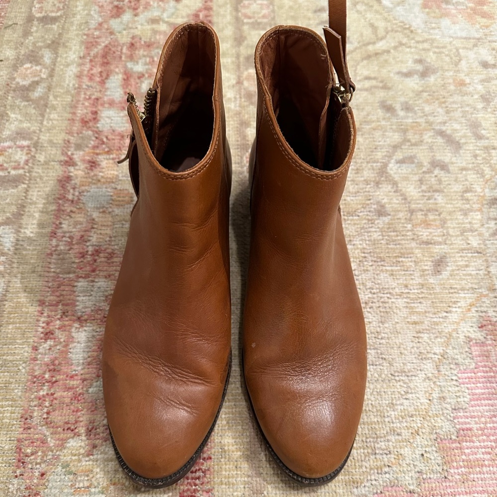 Jcrew women’s size 8 brown leather boots